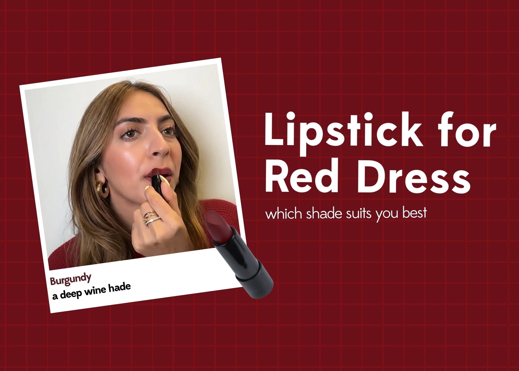 Best Lipstick Shades for a Red Dress | Red Dress Lipstick Guide  Ruby's  Organics