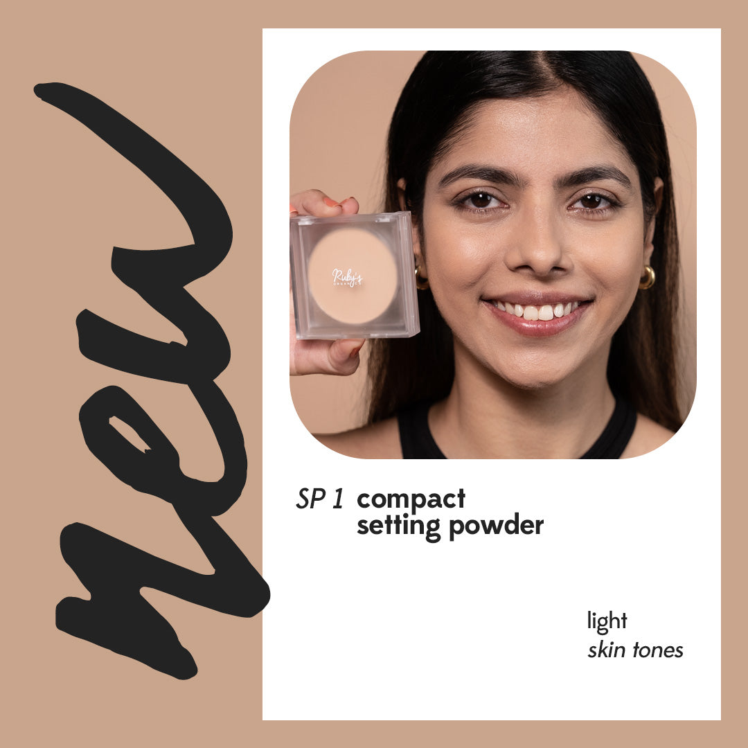 Compact Setting Powder & Dual Ended Brush Combo