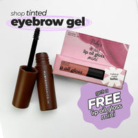 FREE Lip Oil Gloss Mini with Tinted Brow Gels