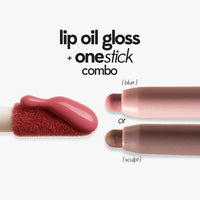 Lip Oil Gloss & Onestick Combo