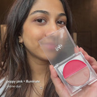Crème Duo: Poppy Pink Blush + Illuminate Highlighter