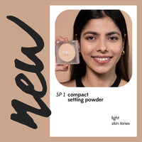 Compact Setting Powder & Dual Ended Brush Combo