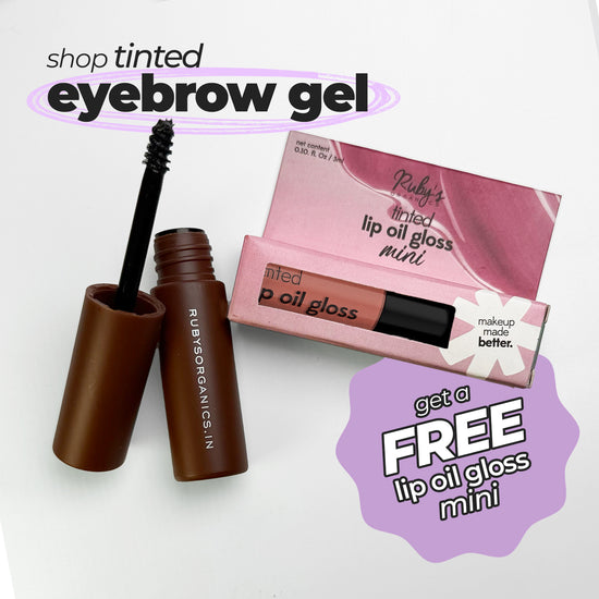 FREE Lip Oil Gloss Mini with Tinted Brow Gels
