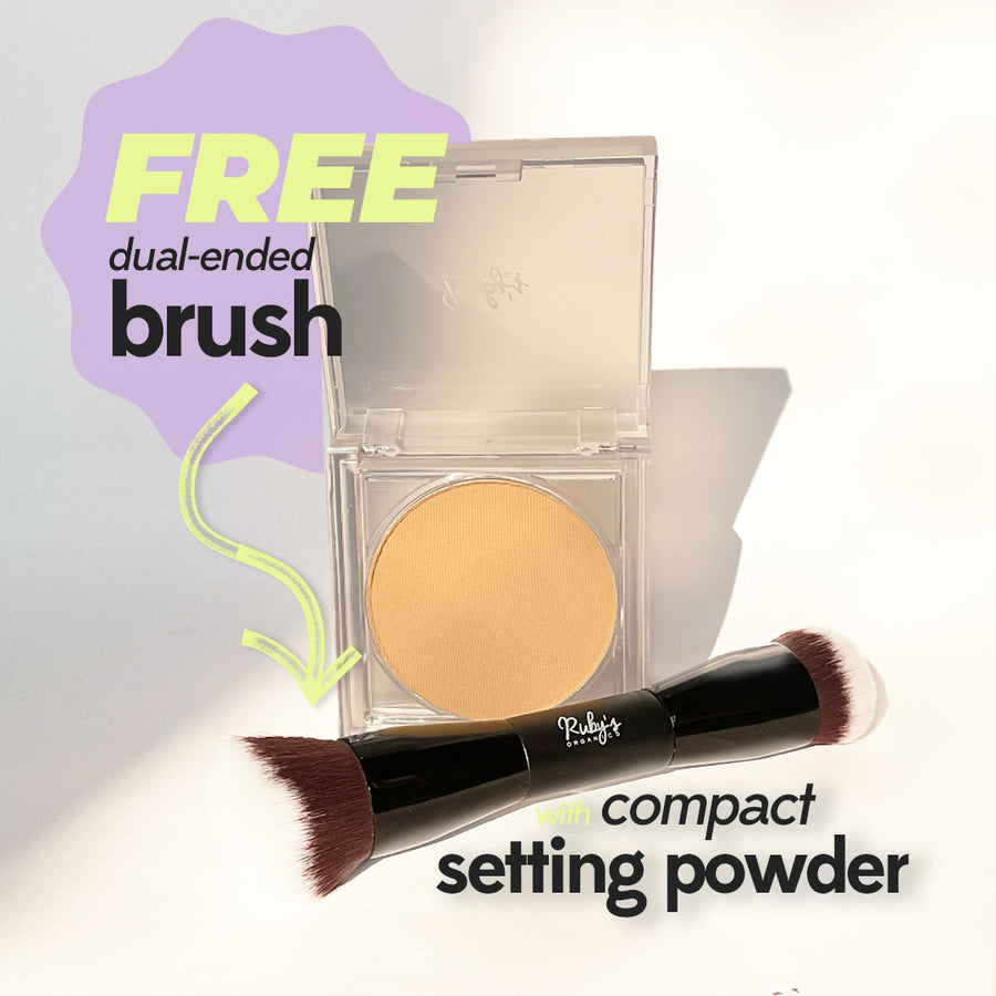 FREE Makeup Brush with Compact Setting Powder (Special Offer)