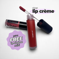 FREE Lip Oil Gloss Mini with Lip Crèmes