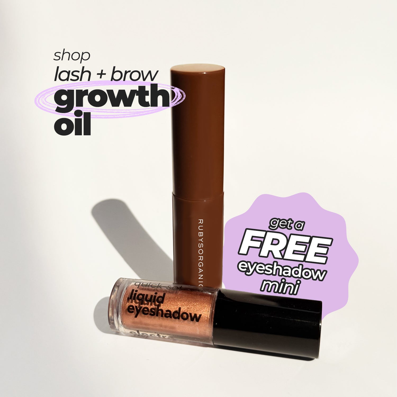 FREE Eyeshadow Mini with Brow Growth Oil