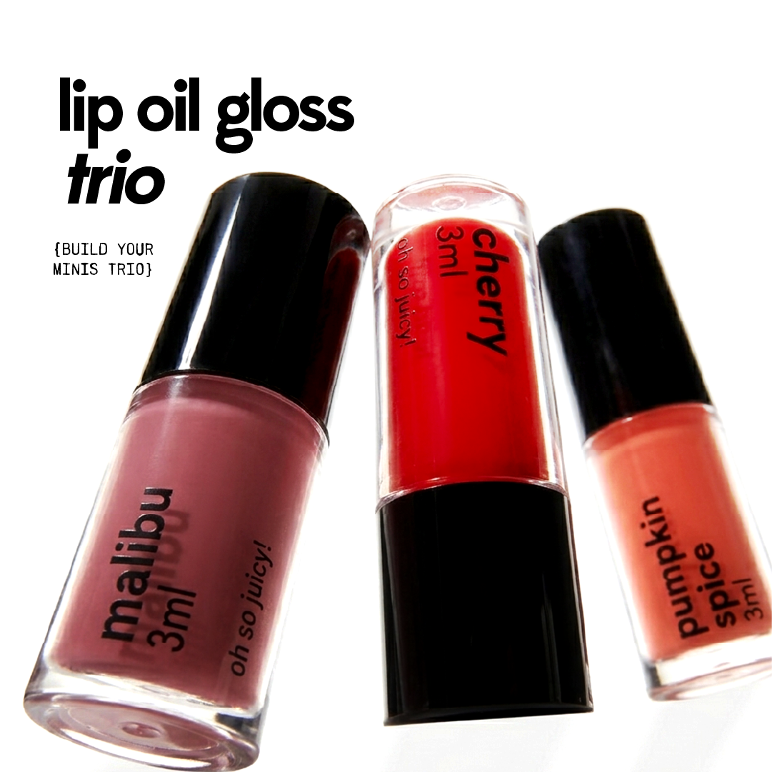Mini Lip Oil Gloss Trio