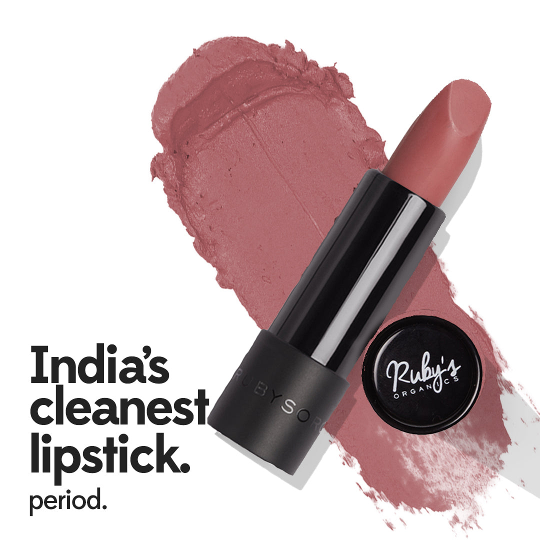 Nuddy Intense Muted Pink Lipstick | Ruby's Organics
