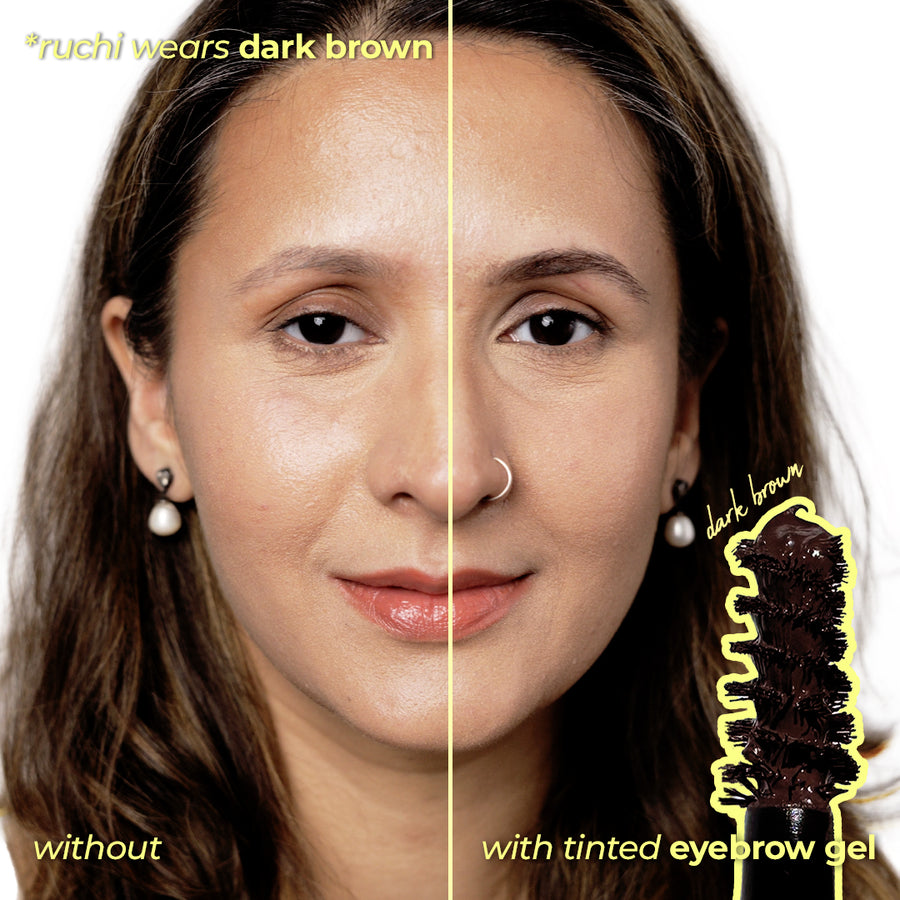 Dark Brown Tinted Brow Gel