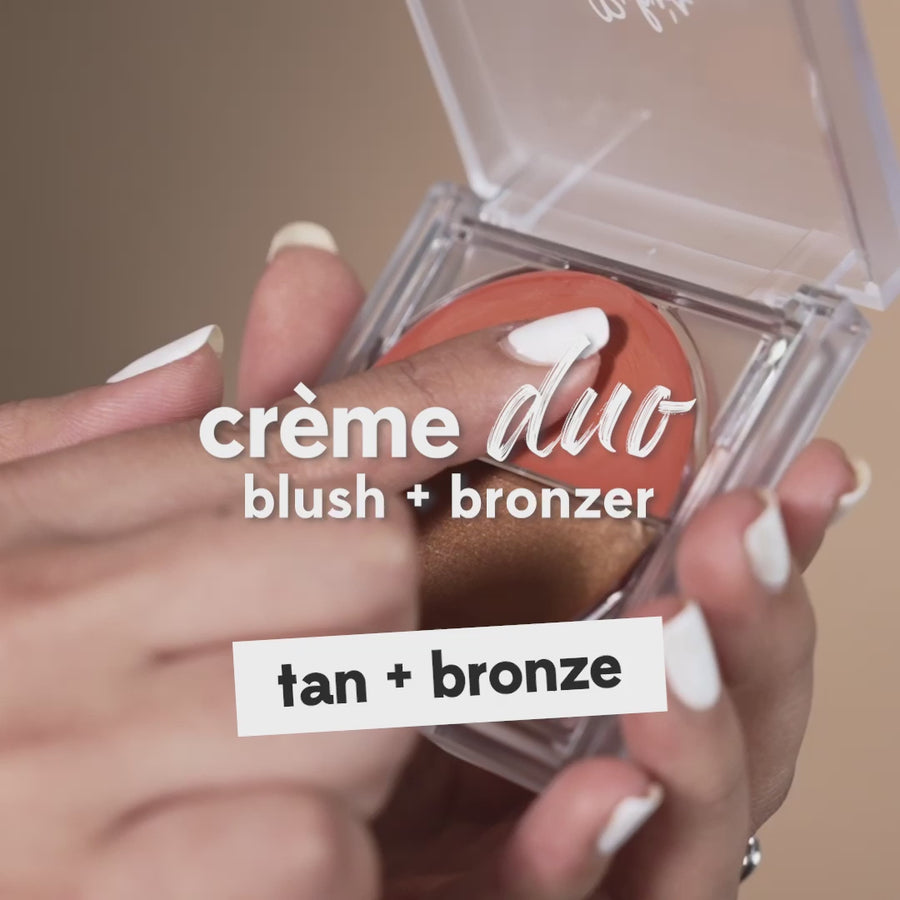 Crème Duo: Tan Blush + Bronze
